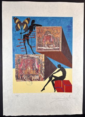 Incisione Dali - Memories of SurrealismDressed in The Nude in The Surrealist Fashion