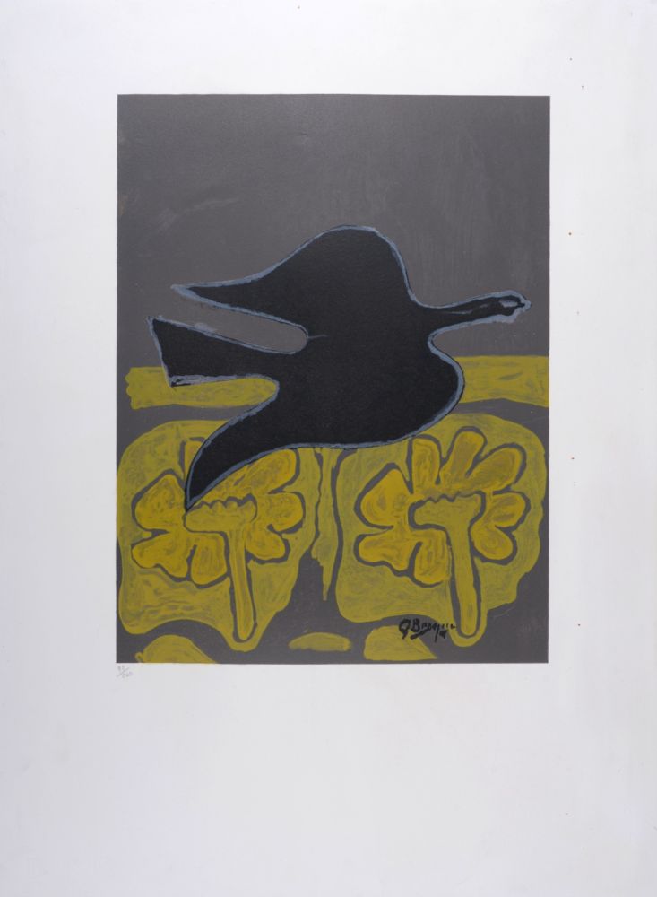 Litografia Braque - Menton, 1964