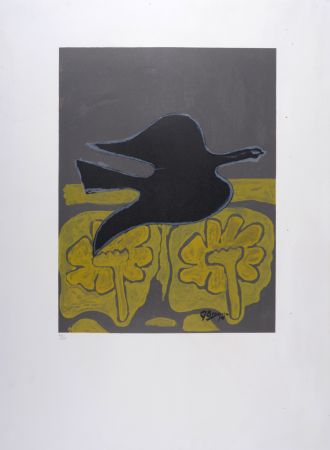 Litografia Braque - Menton, 1964