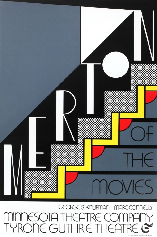 Serigrafia Lichtenstein - Merton of the Movies