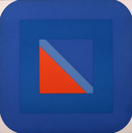 Serigrafia Pfahler - Metro Blau, 1967 - Very scarce!