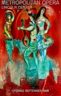 Manifesti Chagall - Metropolitan opera