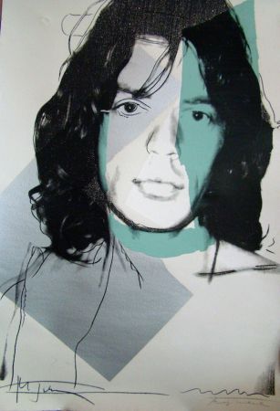 Serigrafia Warhol - Mick Jagger 138 by Andy Warhol