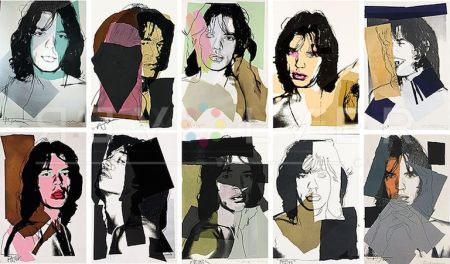 Serigrafia Warhol - Mick Jagger Complete Portfolio