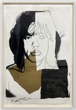 Serigrafia Warhol - MICK JAGGER, from the portfolio of ten screenprints