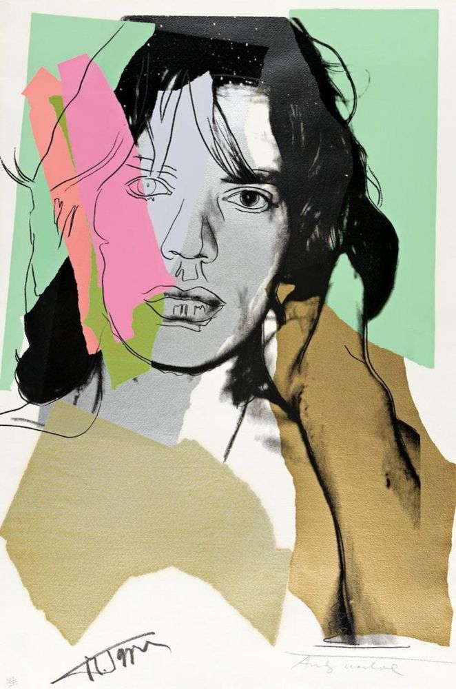 Serigrafia Warhol - Mick Jagger FS 11.140