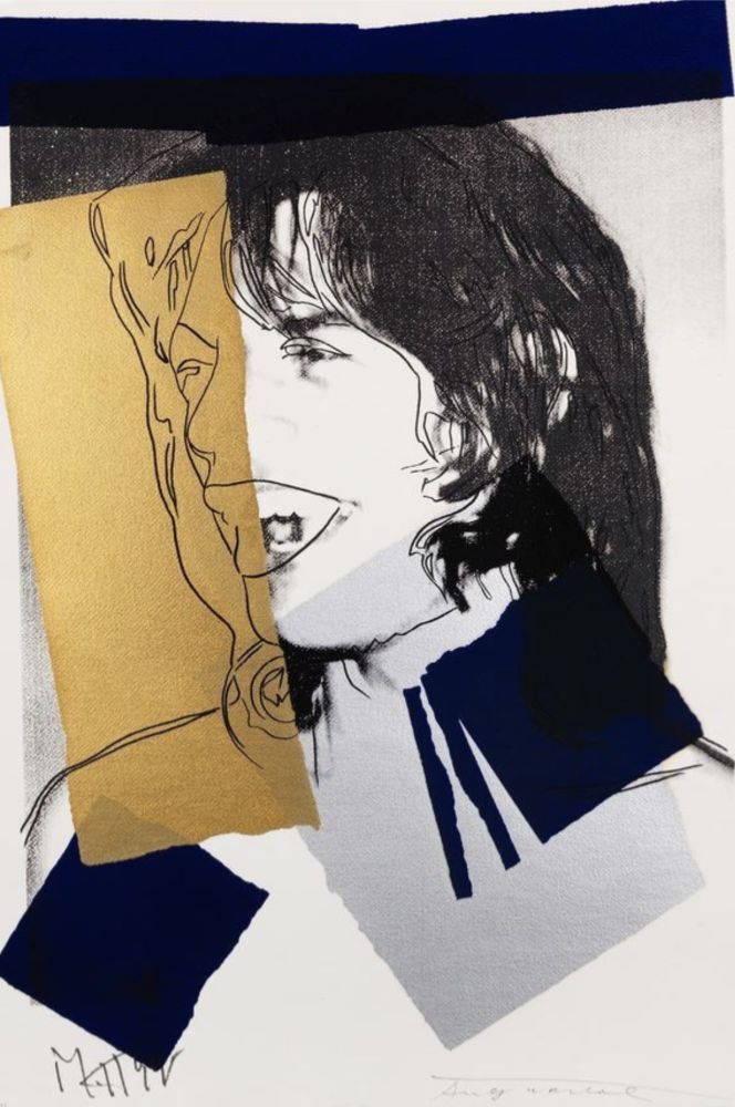 Serigrafia Warhol - Mick Jagger (FS 142)