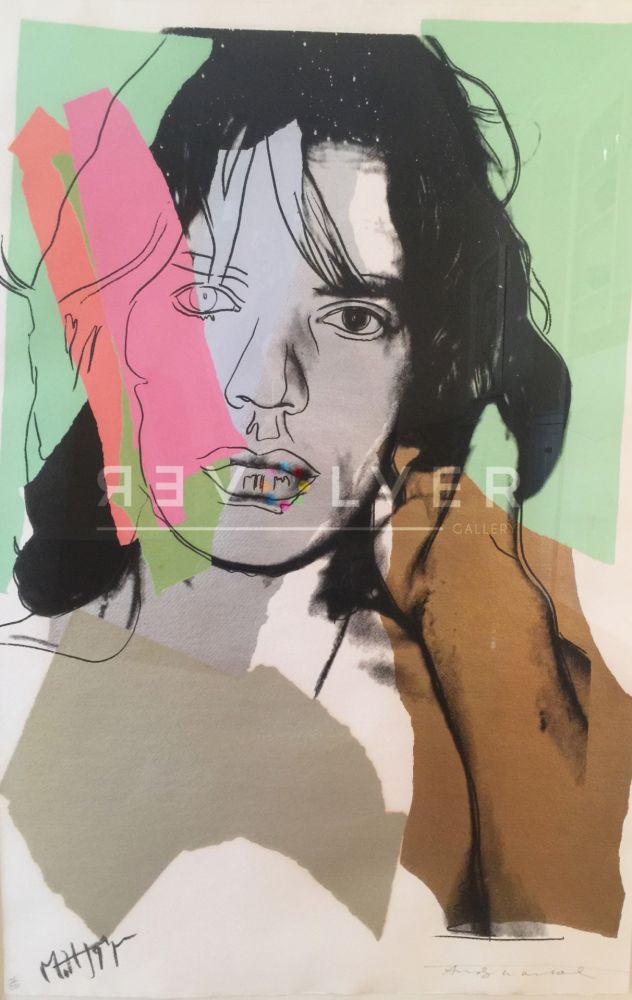 Serigrafia Warhol - Mick Jagger (FS II.140)