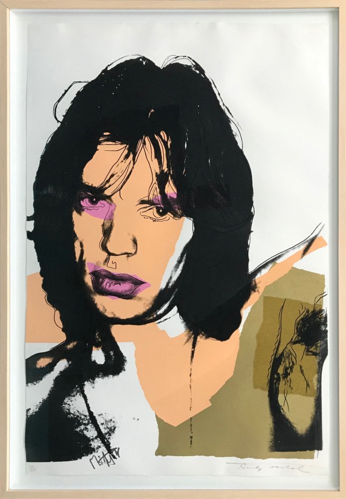 Serigrafia Warhol - MICK JAGGER FS II.141