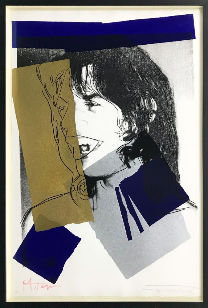 Serigrafia Warhol - MICK JAGGER FS II.142