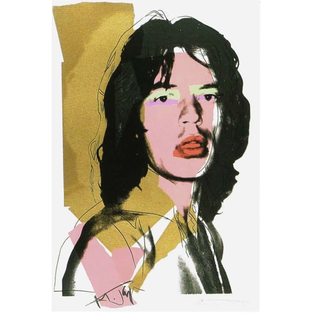 Serigrafia Warhol - Mick Jagger (FS II.143) 