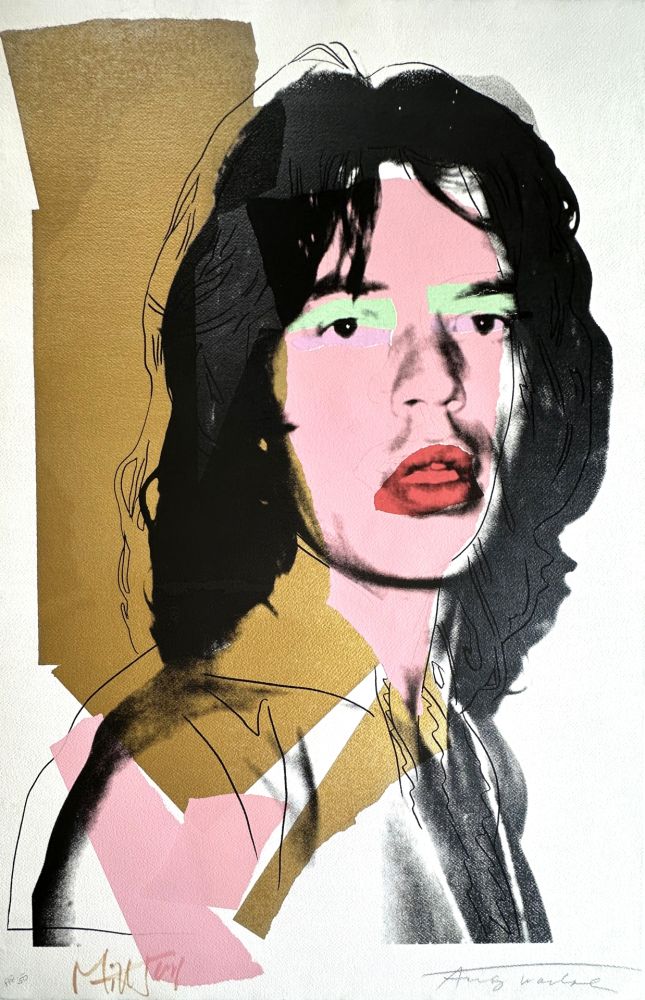 Serigrafia Warhol - Mick Jagger (FS II.143) 