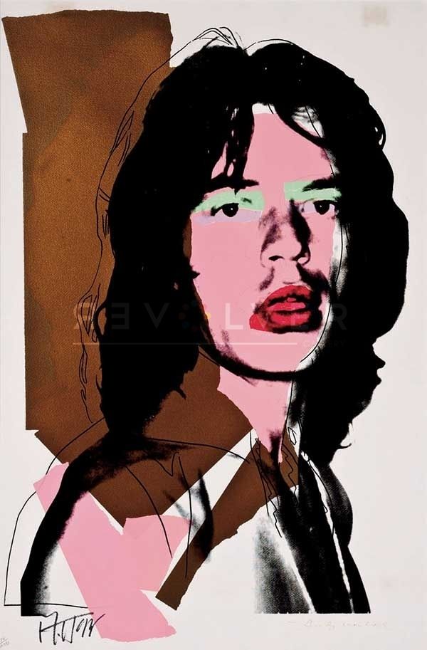 Serigrafia Warhol - Mick Jagger (FS II.143)