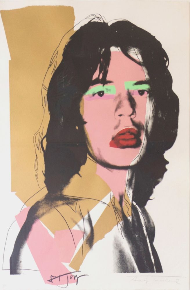 Serigrafia Warhol - Mick Jagger (FS II.143) 