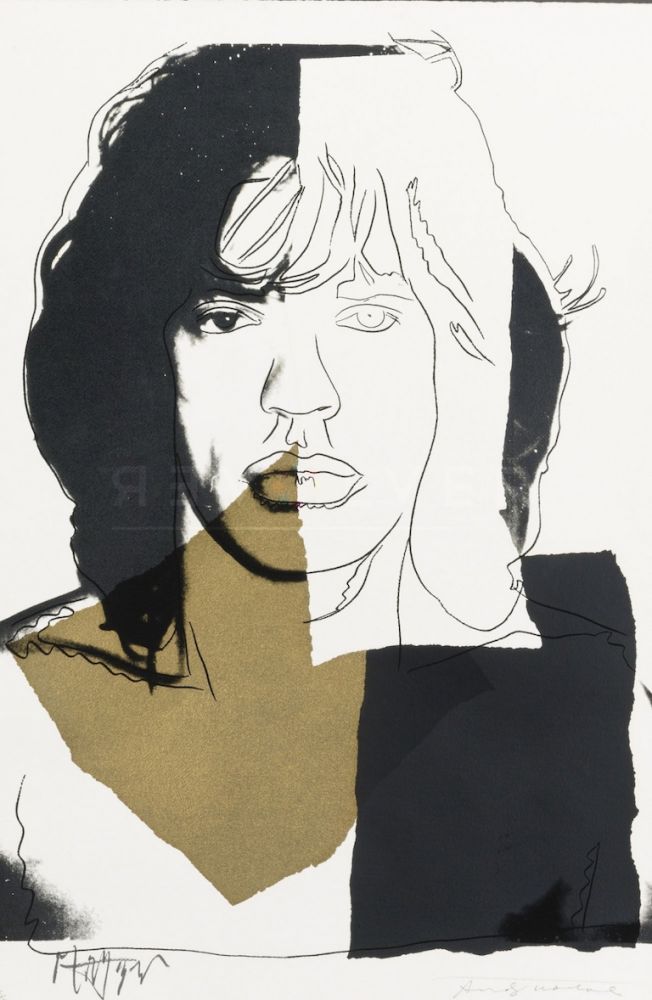 Serigrafia Warhol - Mick Jagger (FS II.146)