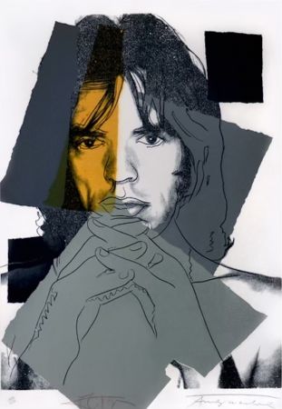 Serigrafia Warhol - Mick Jagger, FS II.147