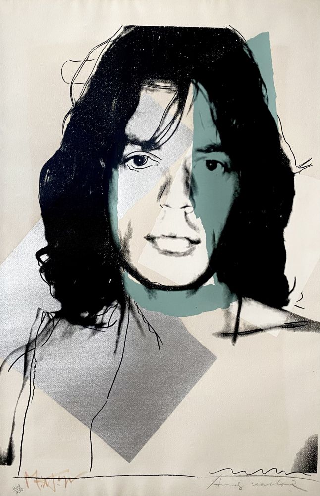 Serigrafia Warhol - Mick Jagger (FS II 138)