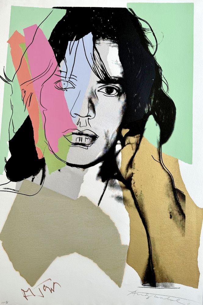 Serigrafia Warhol - Mick Jagger (F&S II 140)