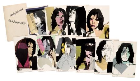 Litografia Warhol - Mick Jagger Portfolio