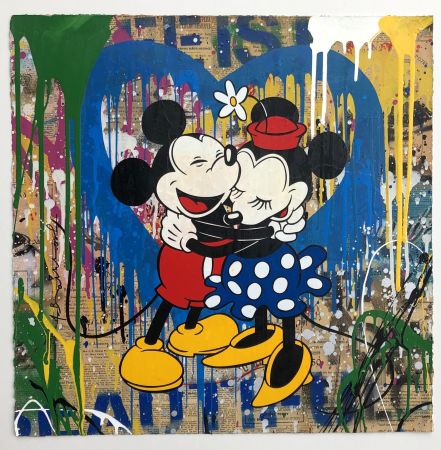 Multiplo Mr Brainwash - Mickey & Minnie