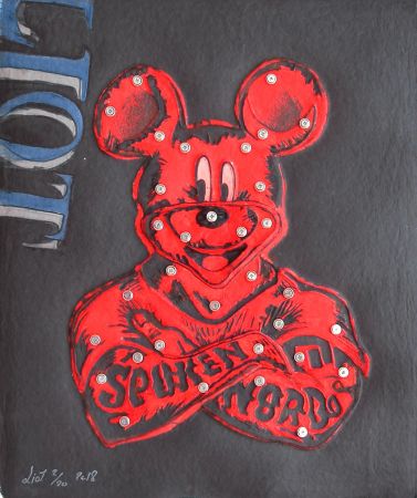 Incisione Liot - MICKEY (ROUGE)