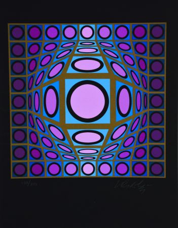 Serigrafia Vasarely - Microcosmos 