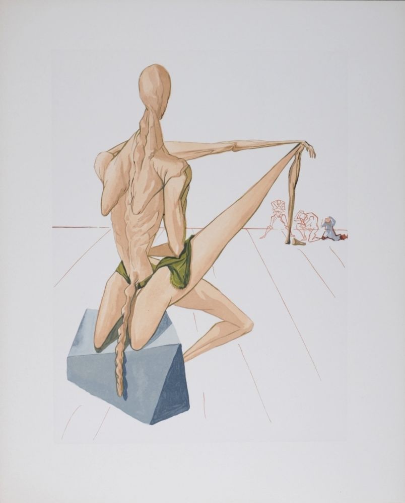 Litografia Dali - Minos