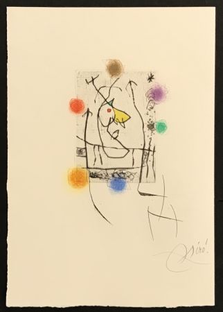 Incisione Miró - Miranda et la Spirale Complete Suite (Illustrated Book)