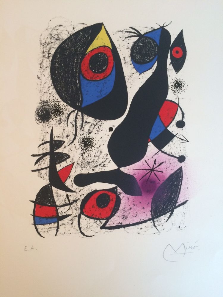 Litografia Miró - Miro a l'encre