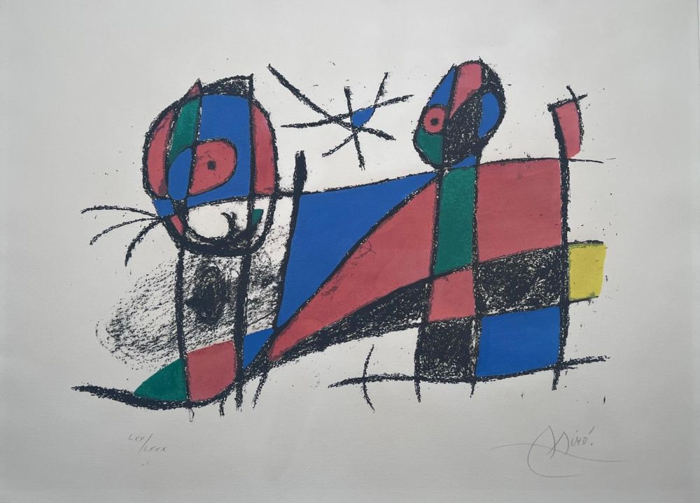 Litografia Miró - Miro Lithographe II 