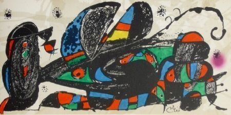 Litografia Miró - Miro sculpteur, Iran