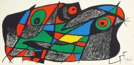 Litografia Miró - Miro sculpteur, Suède