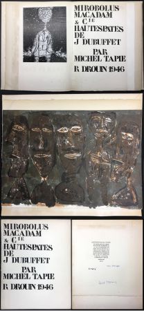 Libro Illustrato Dubuffet - MIROBOLUS, MACADAM & Cie, HAUTESPATES DE J.D. (1946)