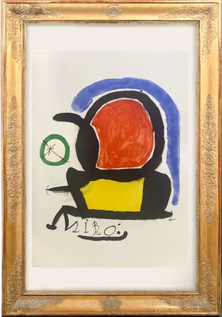 Litografia Miró - Miró el tapís de Tarragona