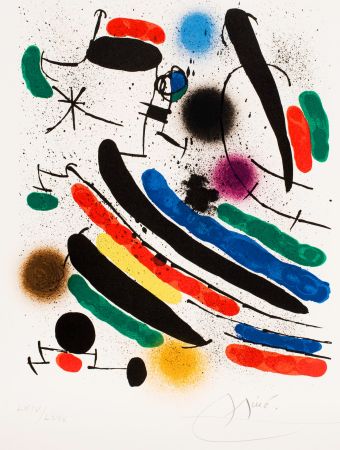 Non Tecnico Miró - Miró lithographe I (Maeght 856)