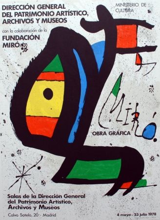 Litografia Miró - Miró obra gráfica