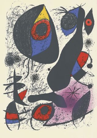 Litografia Miró - Miró à l'encre