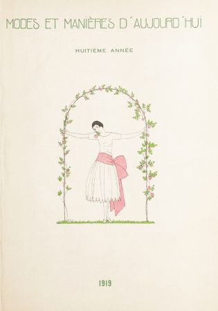Libro Illustrato Marty - MODES ET MANIÈRES D'AUJOURD' HUI. Huitième Année. 1919