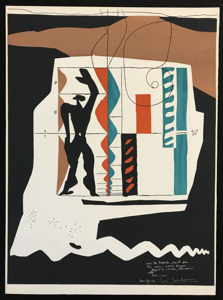 Litografia Le Corbusier - Modulor