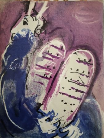Litografia Chagall - Moise