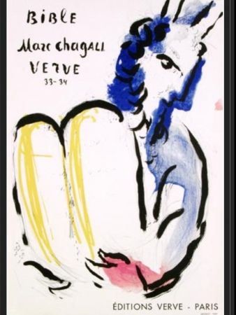 Litografia Chagall - MOISE EDITION VERVE