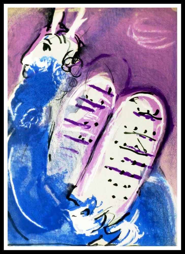 Litografia Chagall - MOISE II