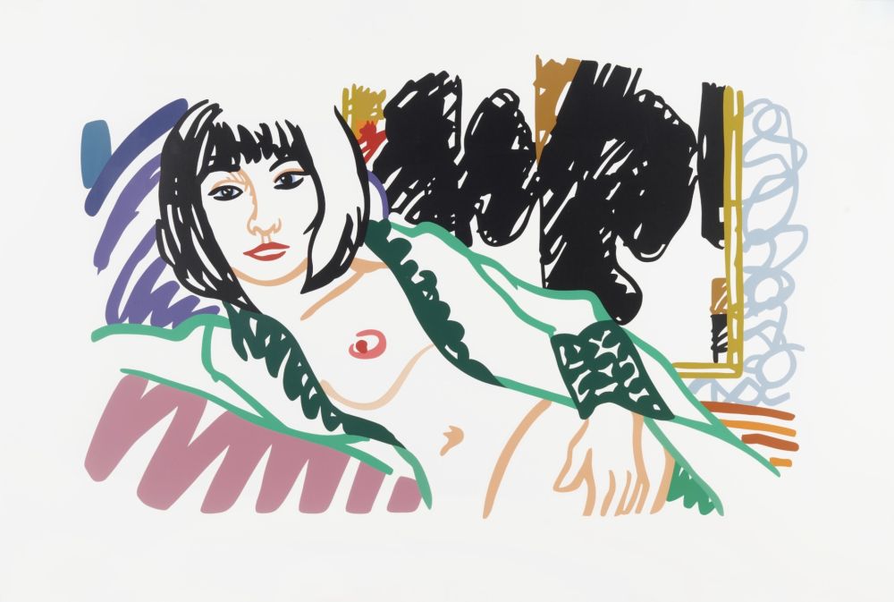 Serigrafia Wesselmann - Monica in Robe with Motherwell