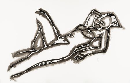 Serigrafia Wesselmann - Monica Lying Down One Arm