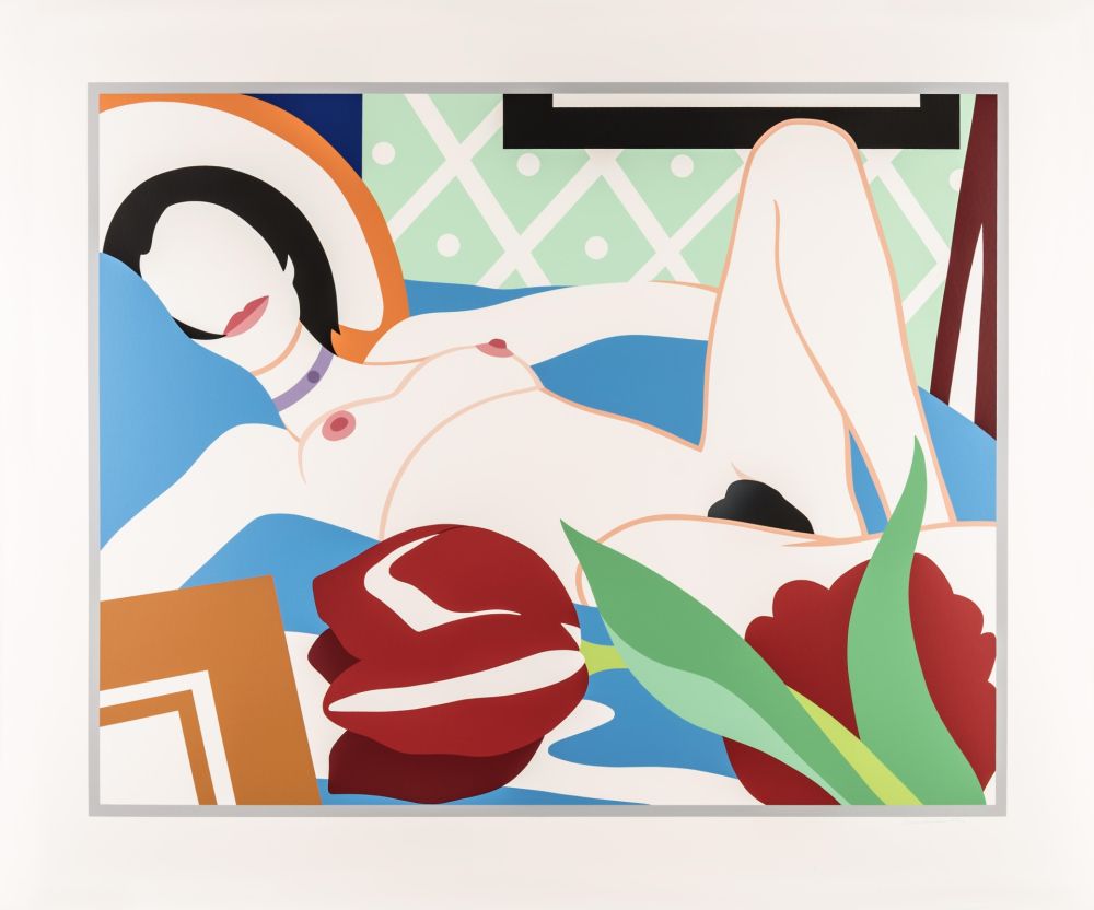 Serigrafia Wesselmann - Monica with Tulips