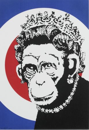 Serigrafia Banksy - Monkey Queen