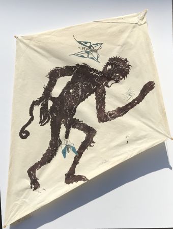 Non Tecnico Toledo - Monkey with Butterflies Kite