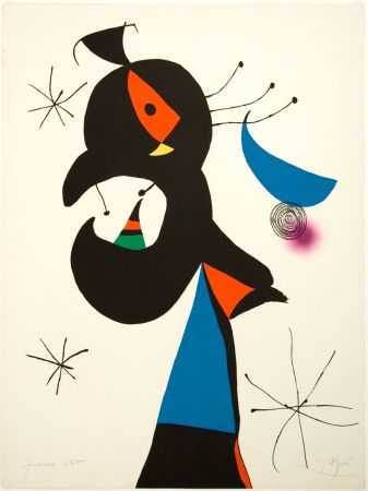 Litografia Miró - Mont-Roig IV