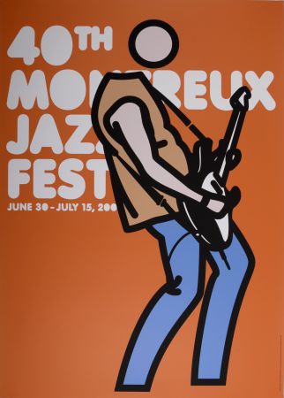 Serigrafia Opie - Montreux Jazz Festival, 2006