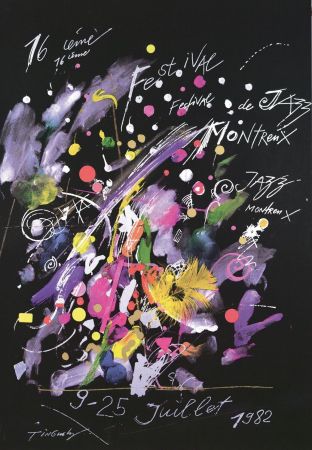 Serigrafia Tinguely - Montreux Jazz Poster